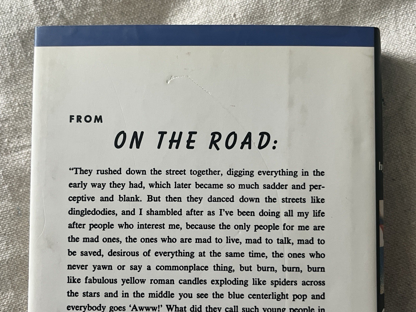 On The Road: A Novel By Jack Kerouac, Hardcover, First Edition, Facsimile 1957