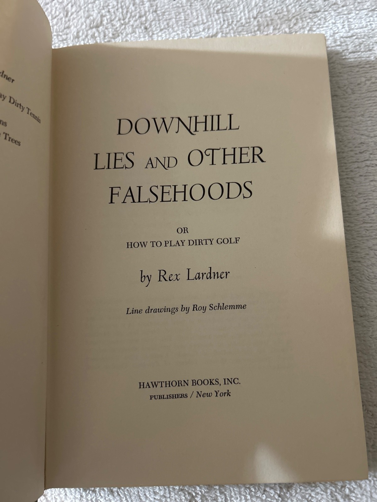 3 Funny vintage golf books 1967, 1973 &2005