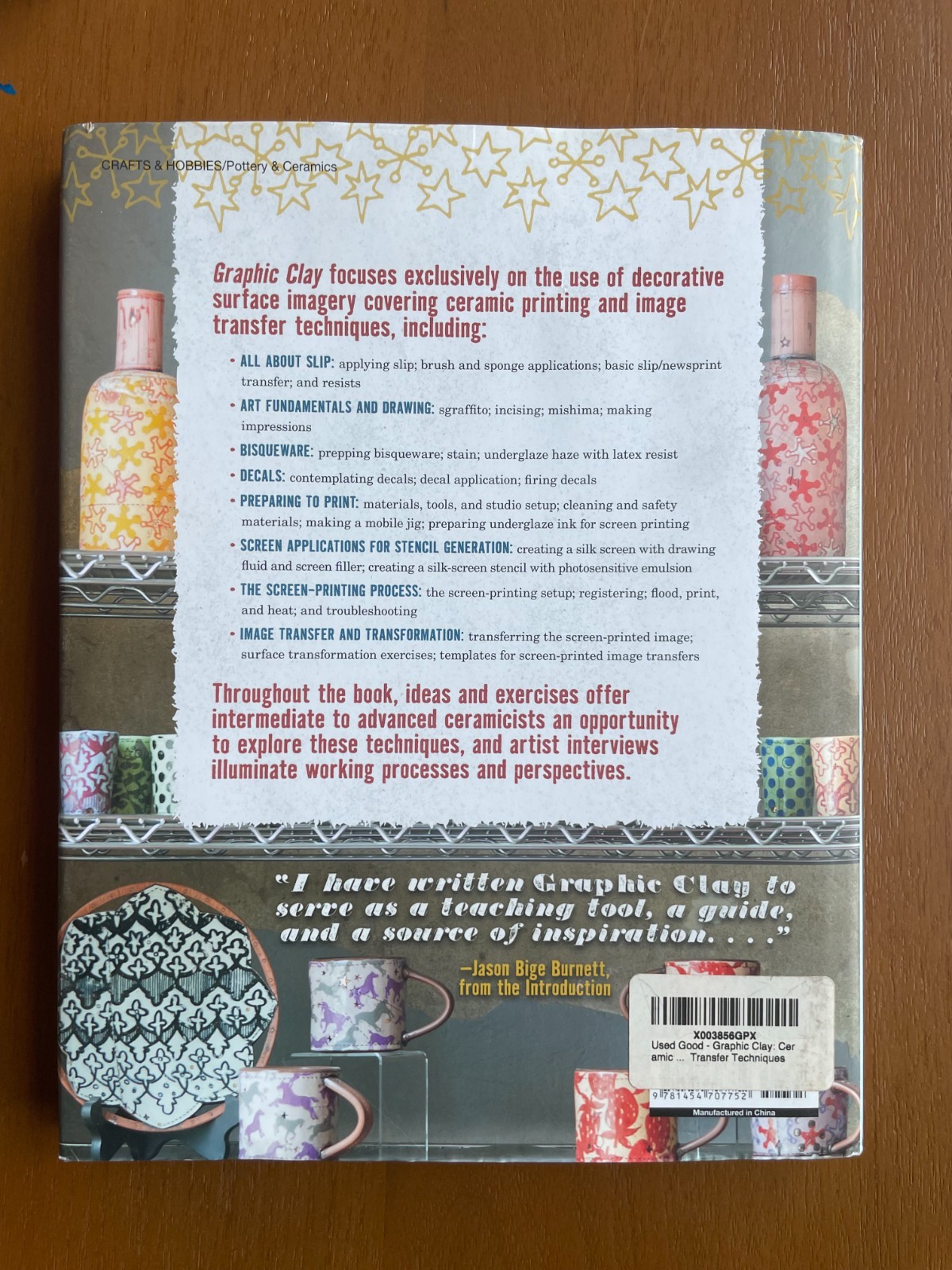 Graphic Clay: Ceramic Surfaces …. – Hardcover