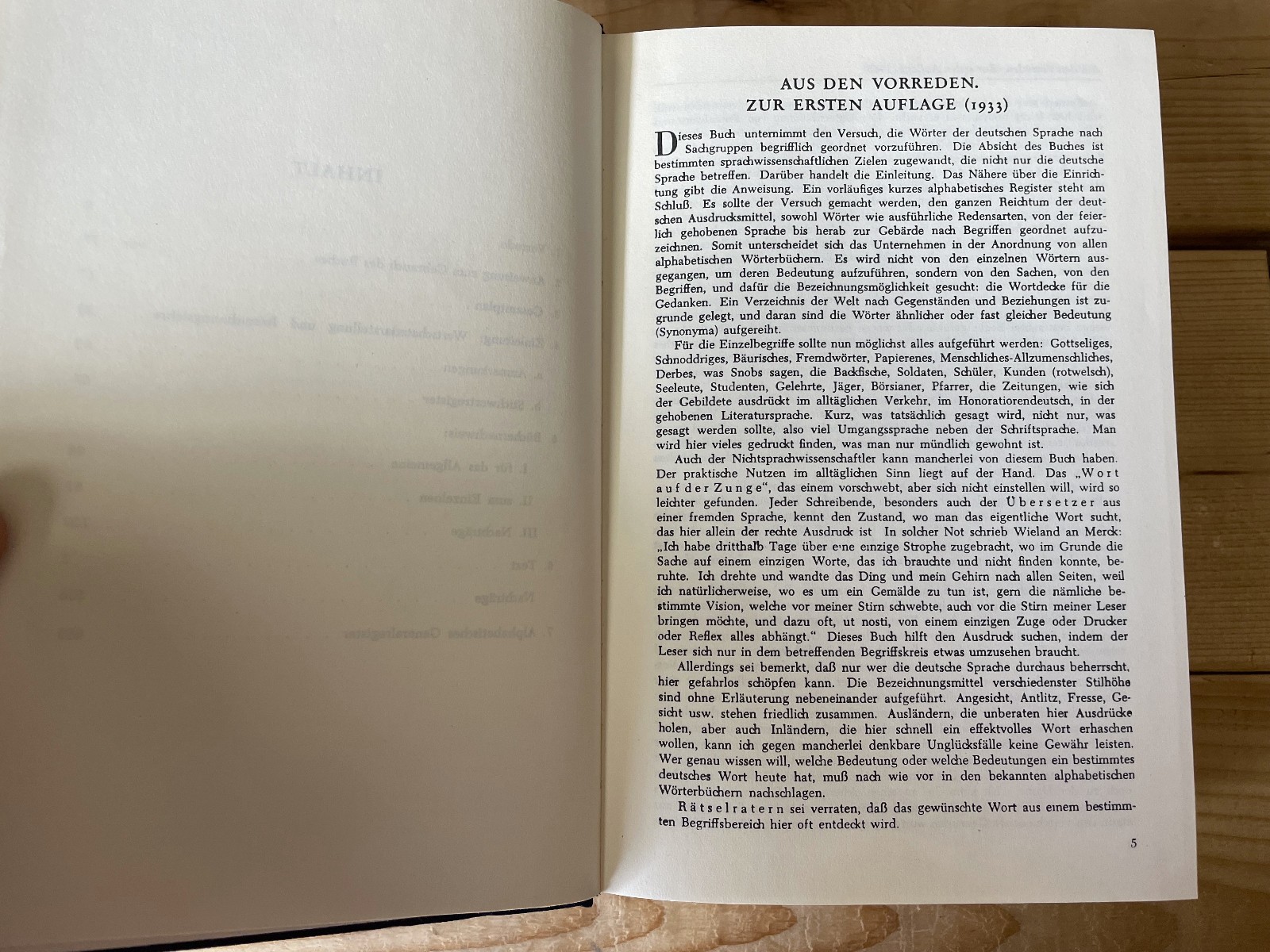 Der Deutsche Wortschatz Nach Sachgruppen by Franz Dornseiff (1970) Hardcover
