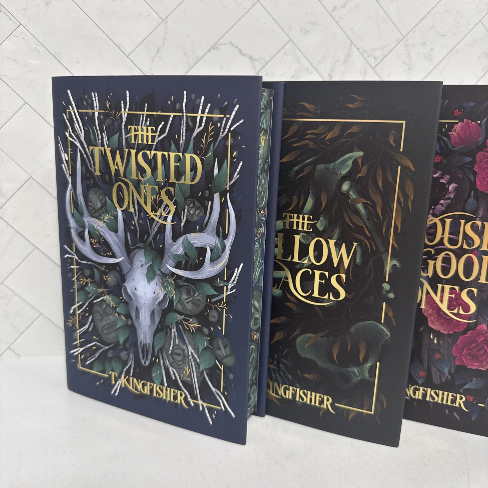 Illumicrate Evernight T. Kingfisher Set Hardback Exclusive Sprayed Edges Signed