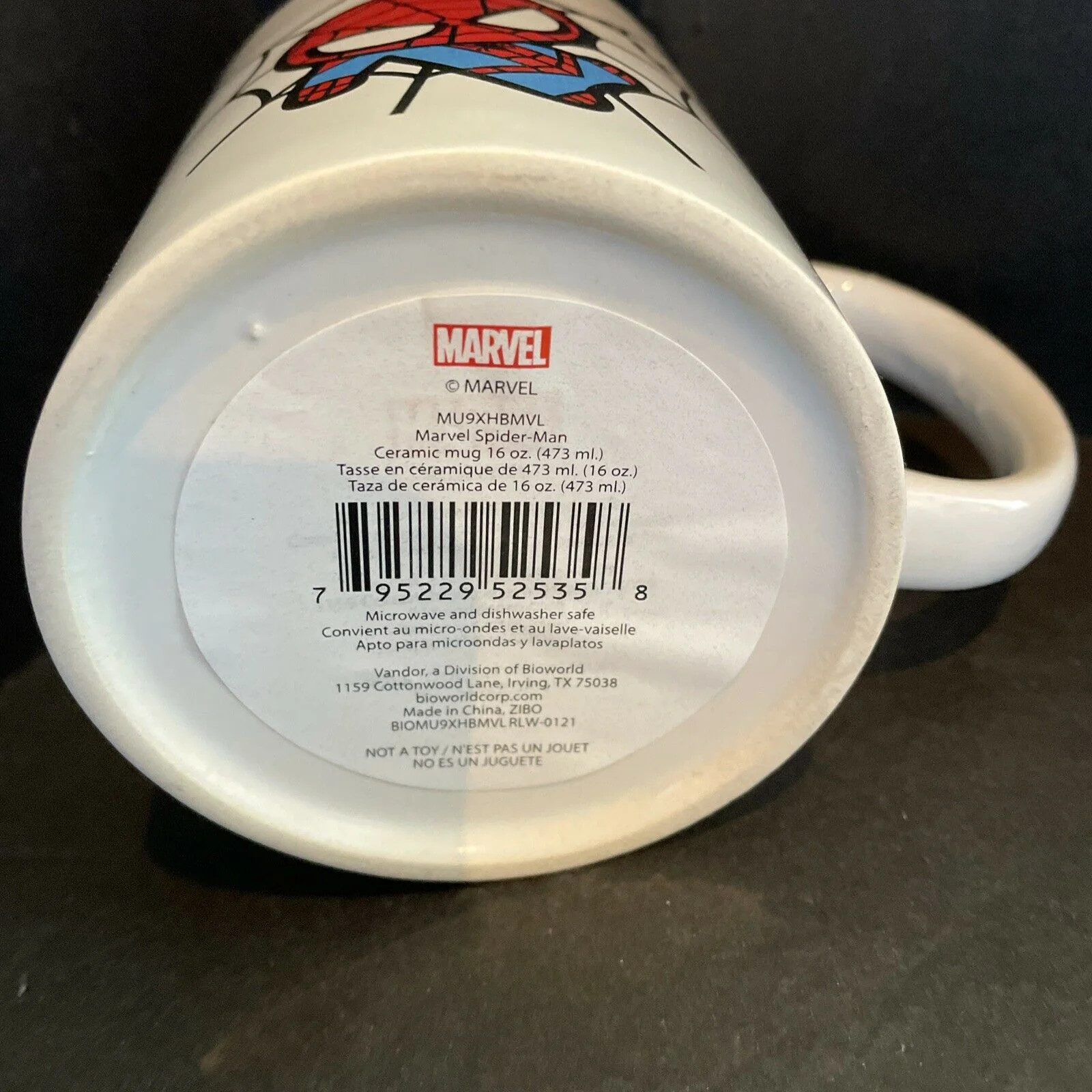 Marvel Kawaii Spiderman 16oz Mug