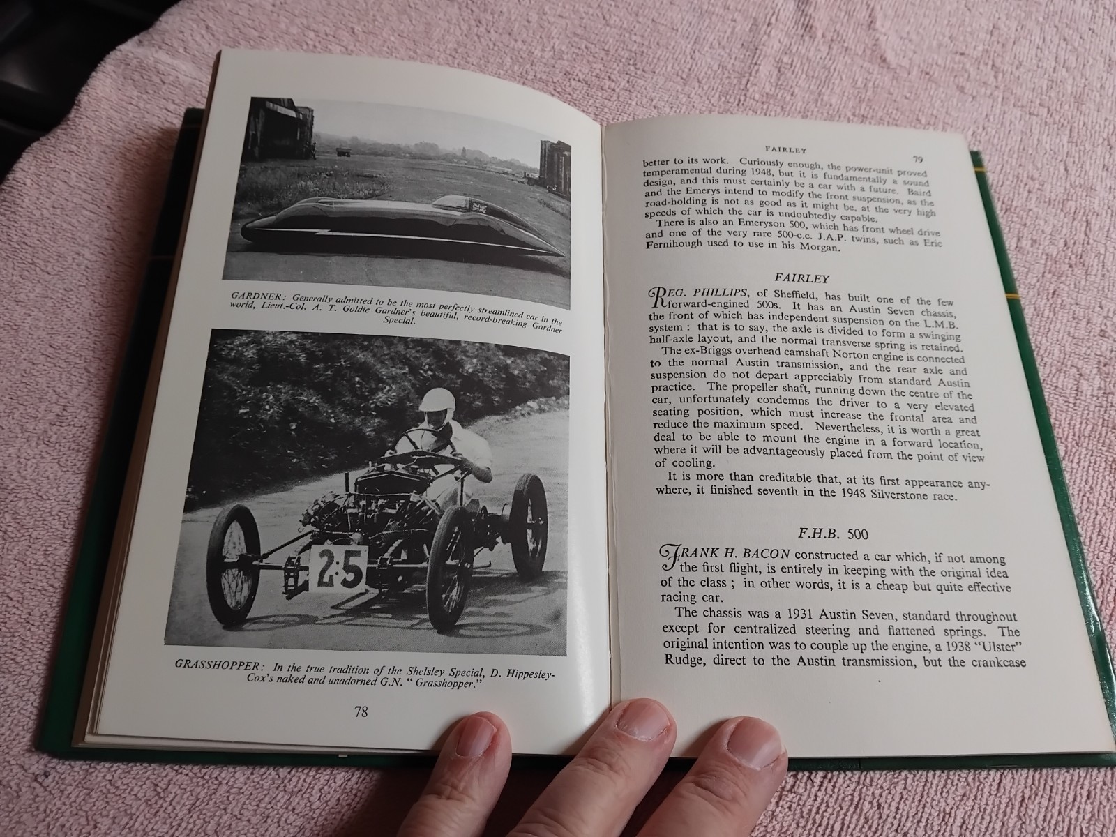 Specials by John Bolster Hardcover 1971 Revised Edition FREE POST 30s Racing Car