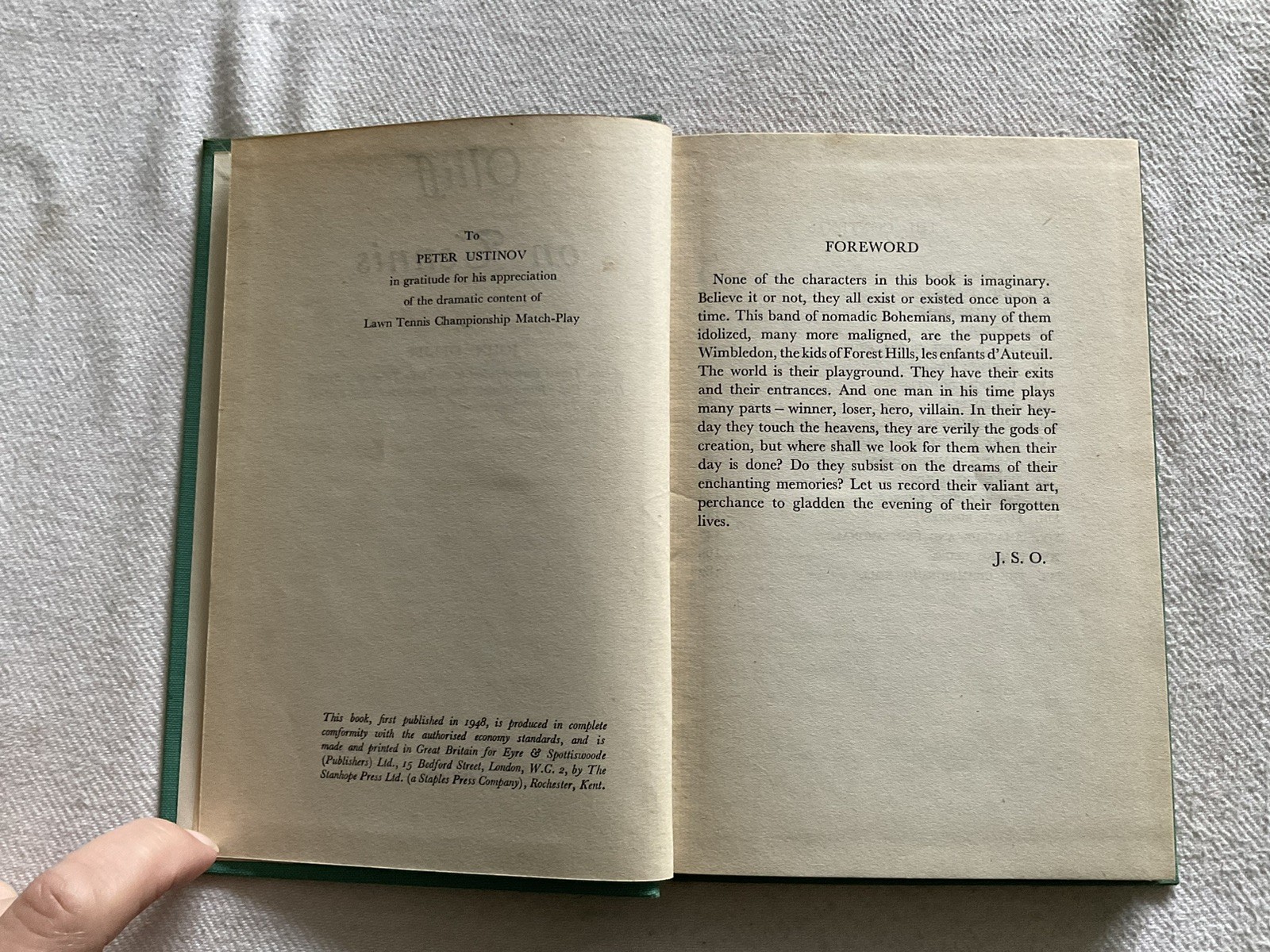 2x Collectable Vintage H/B “Tennis” Themed H/B Books From 1940s