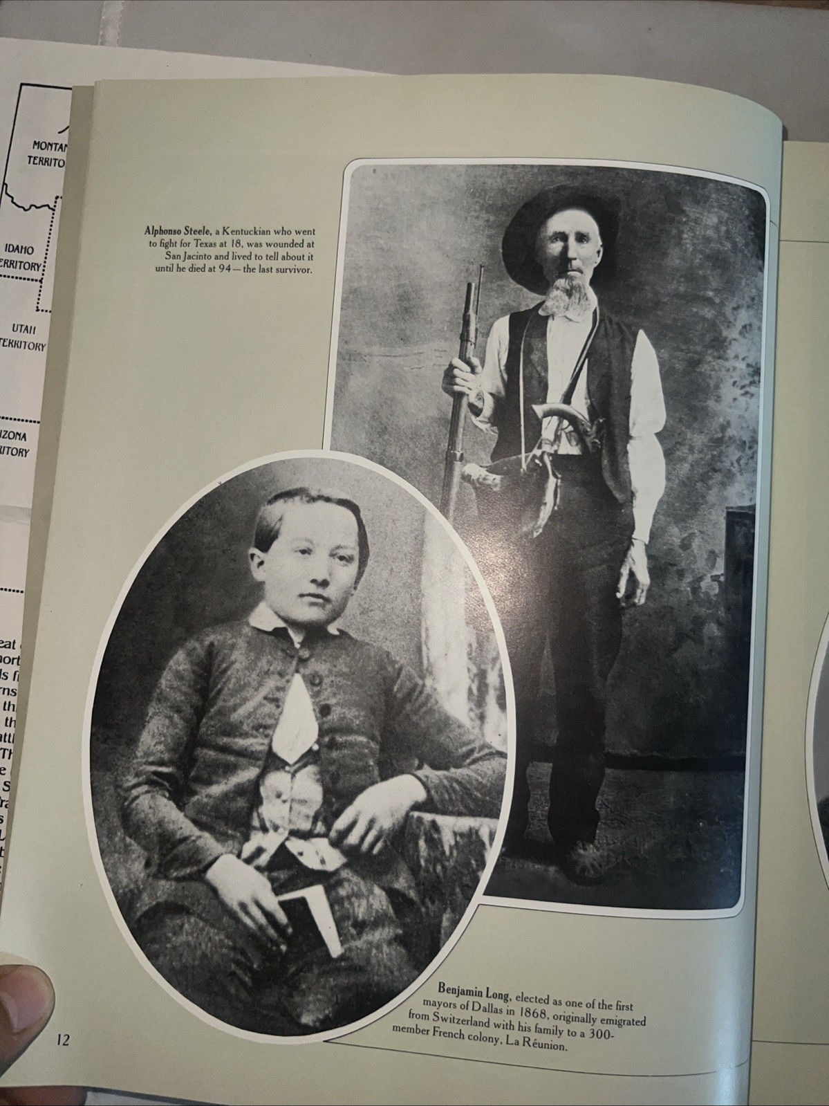 The Texans Time Life Books Old West Series Faux Leather Bound 1975 Antique – VTG