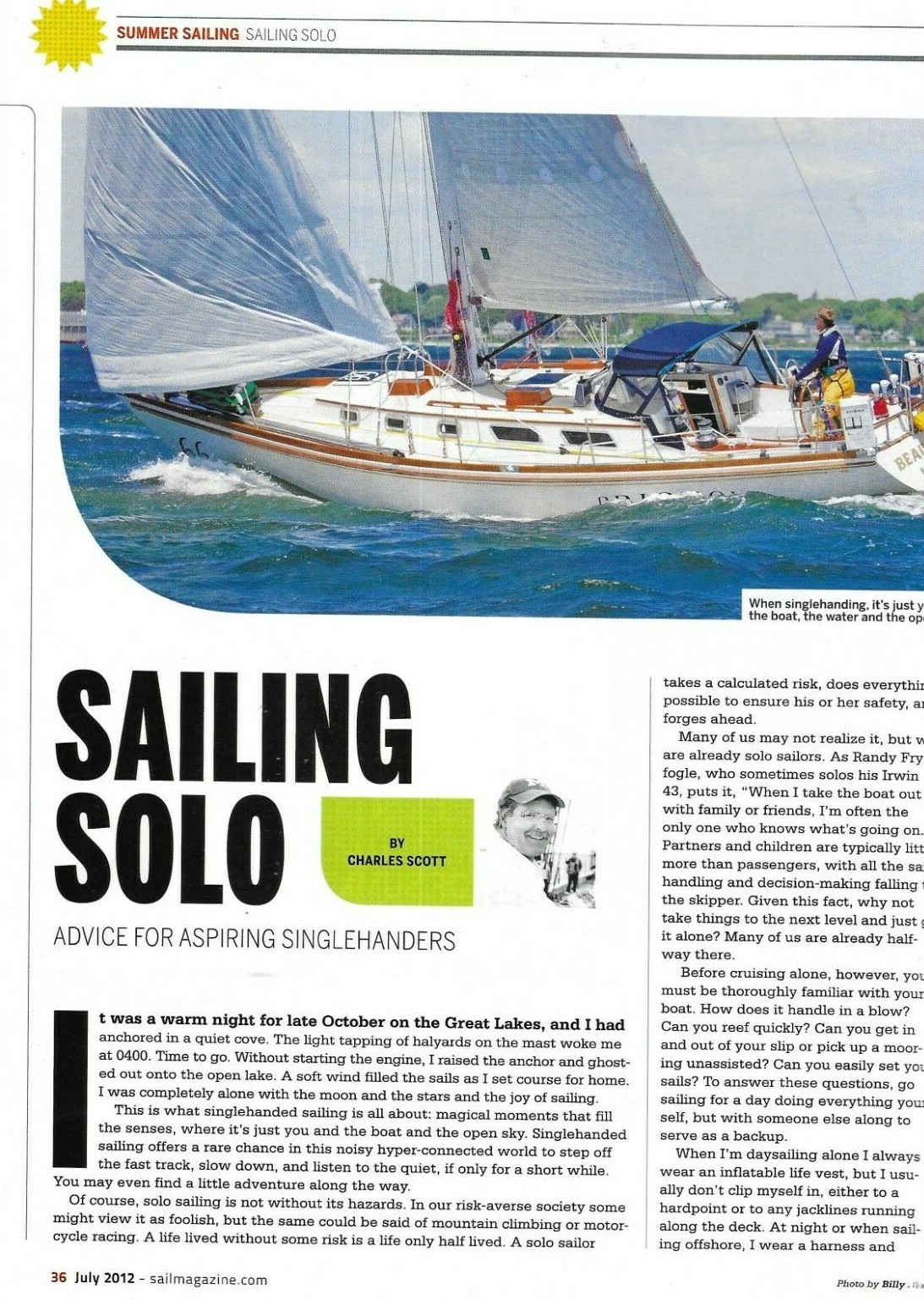Sail Magazine Summer Sailing Olympics Special After Dark Sailing Boat Reviews .