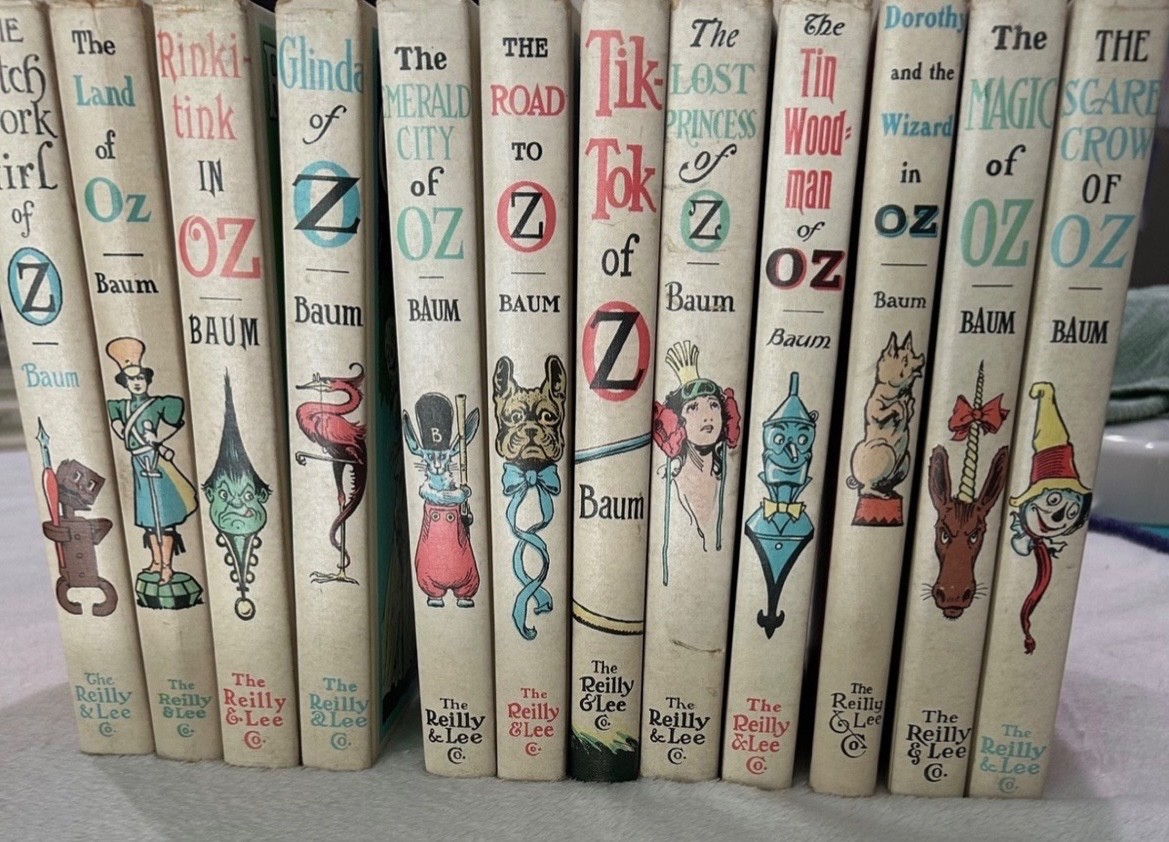 L. Frank Baum Nearly Complete 1956 OZ Series (12 Of 14 volumes) EUC!