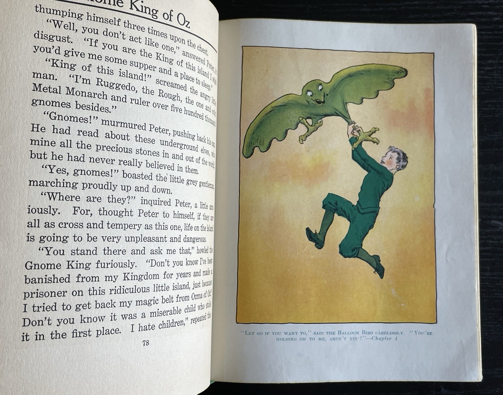 The GNOME KING of Oz, 1927 Ruth Thompson, First Edition, ALL 12 Color Plates
