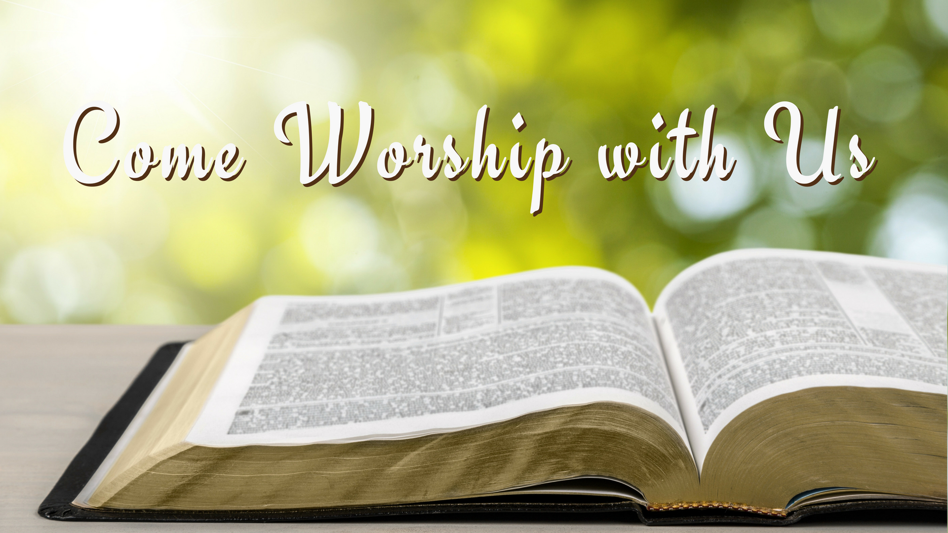 Come Worship with Us | Oak Grove Church of Christ