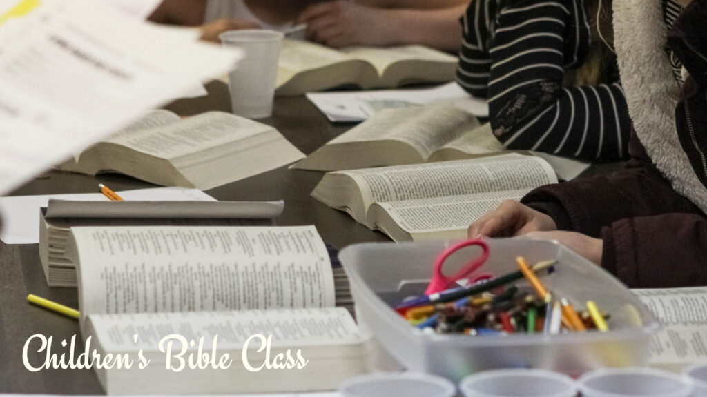 We offer Bible classes for children at Oak Grove Church of Christ.
