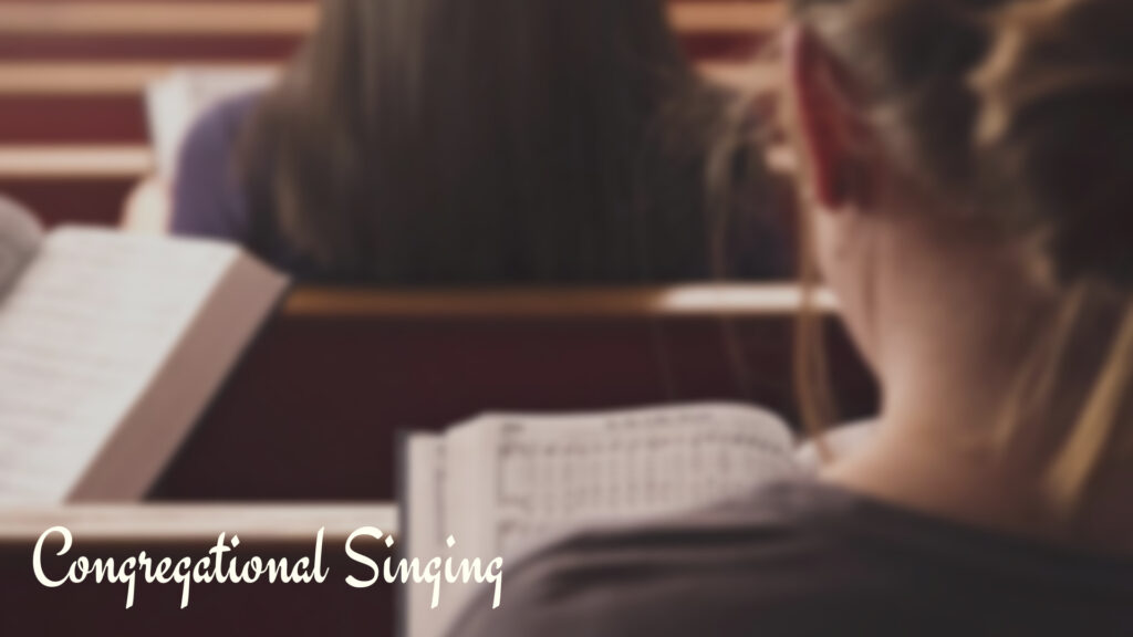 You'll discover congregational singing at the Oak Grove Church of Christ.
