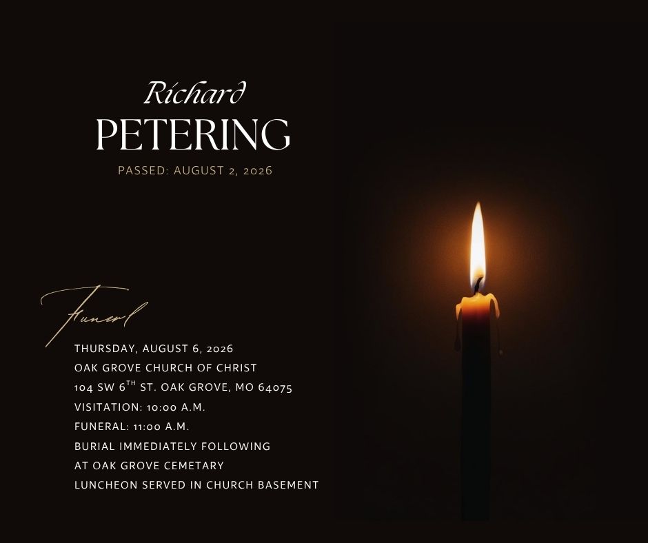 In Remembrance: Richard Petering | Oak Grove Church of Christ 2026