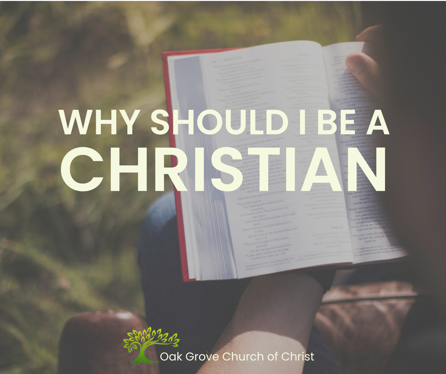 Why Should I Be a Christian?